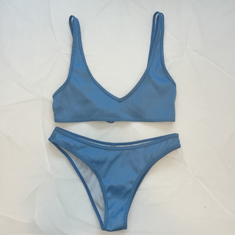 light blue bikini